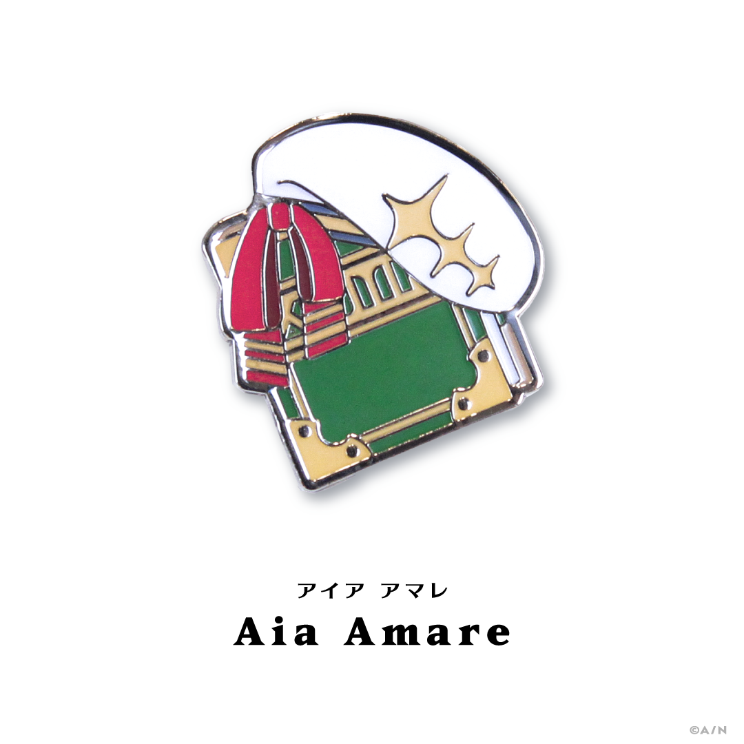 【NIJISANJI EN PIN BADGE COLLECTION Vol.1】モチーフピンバッジ アイア アマレ