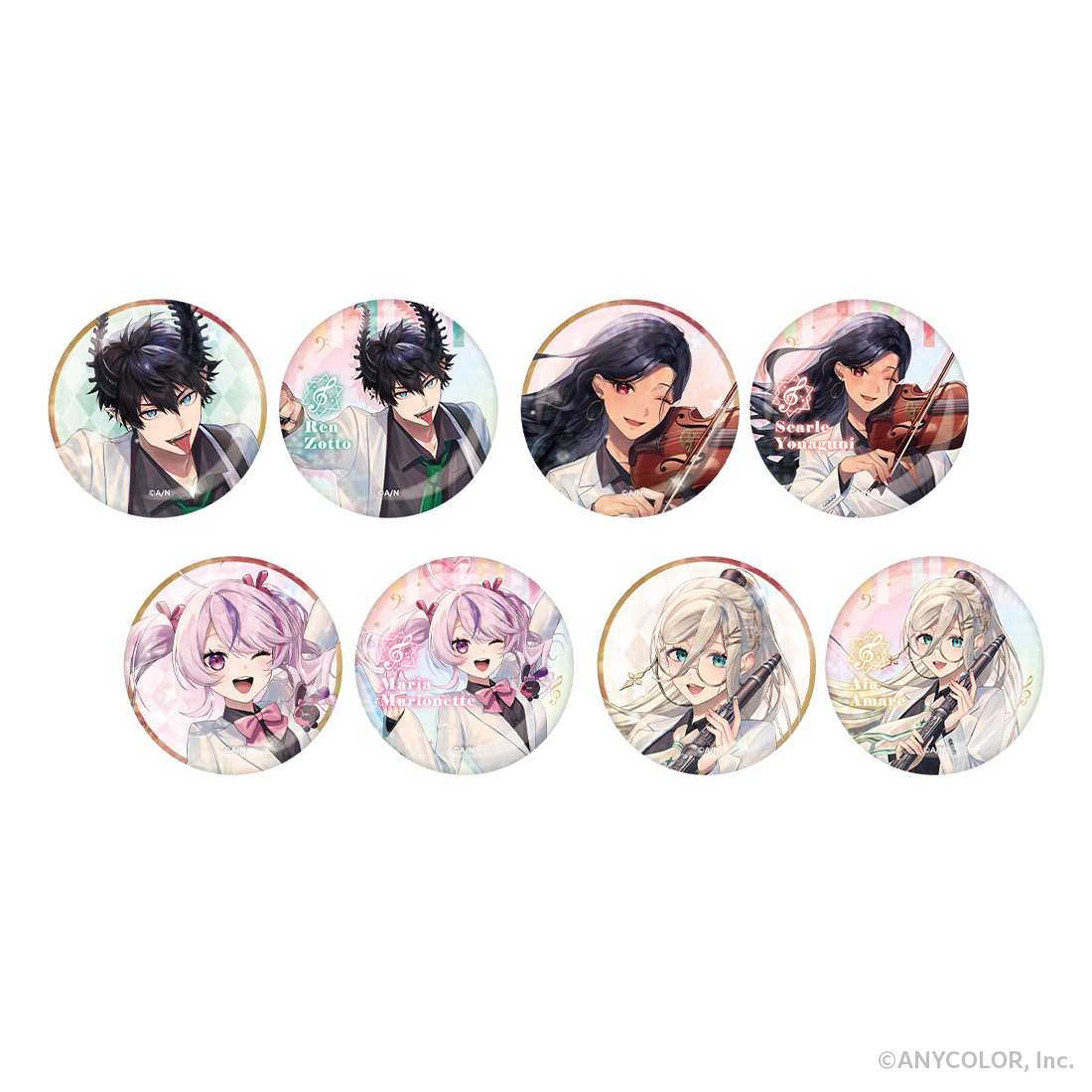 【ILUNA 3rd Anniversary】ホログラム缶バッジ