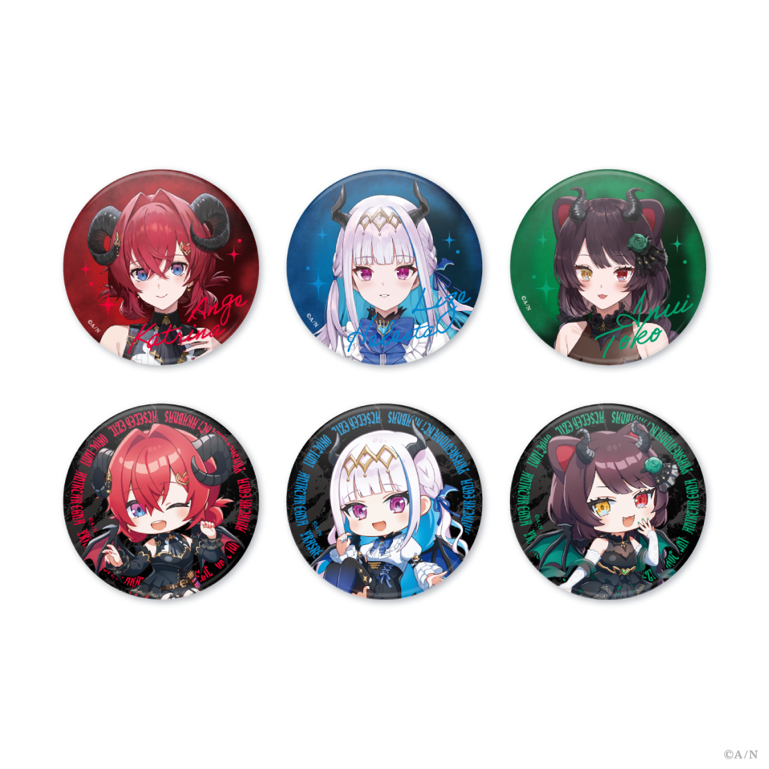 【さんばか 7th】ランダム箔押し缶バッジ