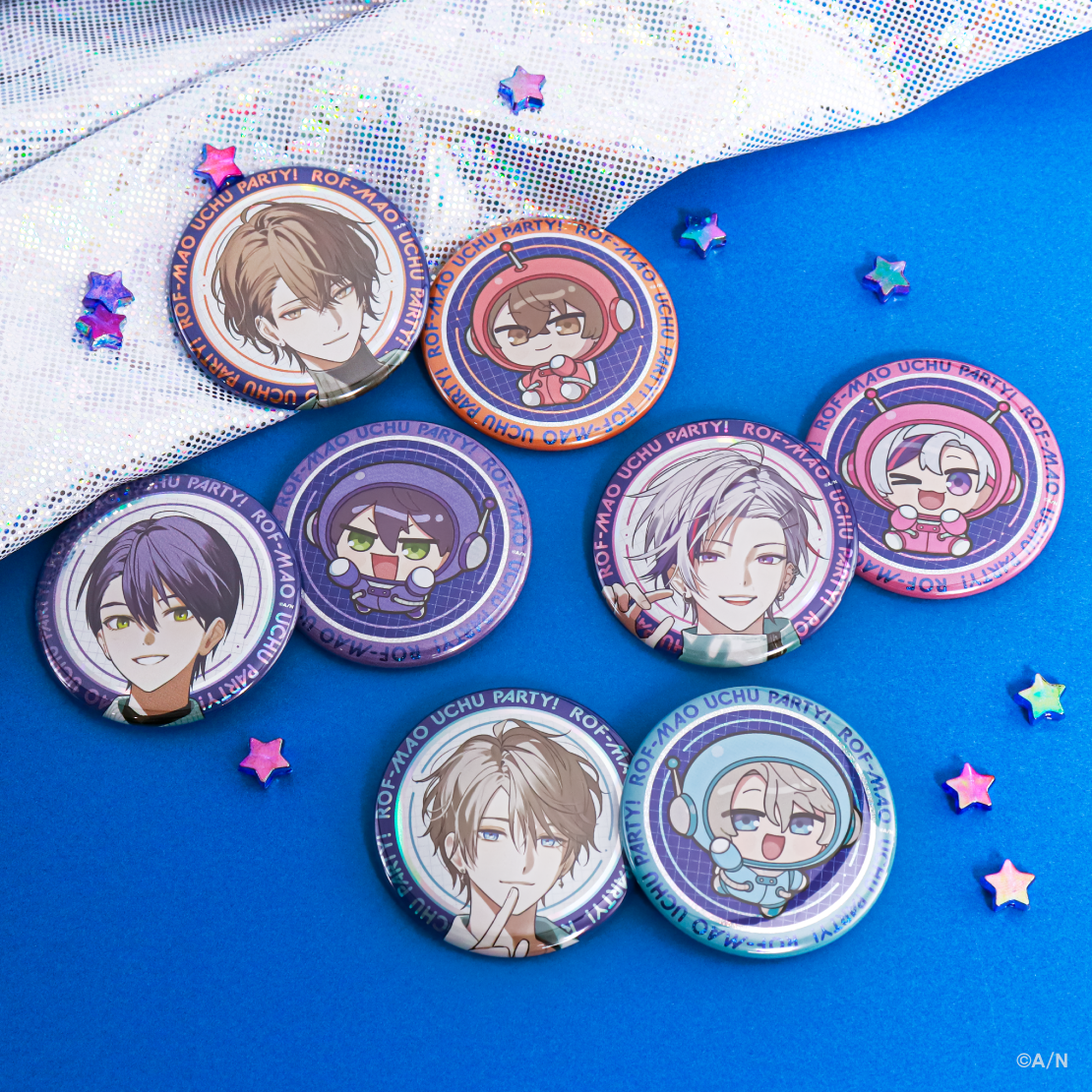 【ROF-MAO UCHU PARTY! -4th Anniv.-】缶バッジセット