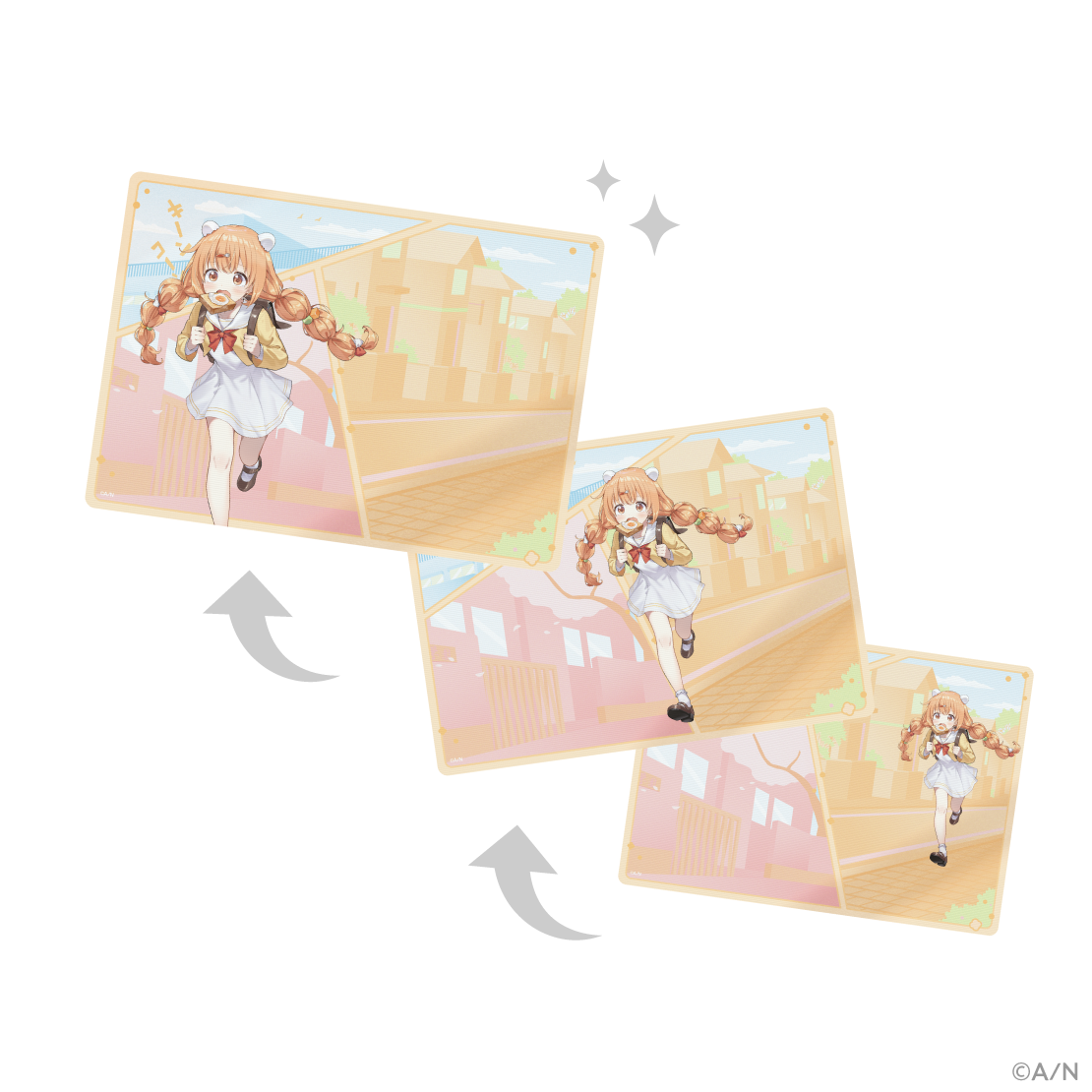 【食パンダッシュ】レンチキュラーアート