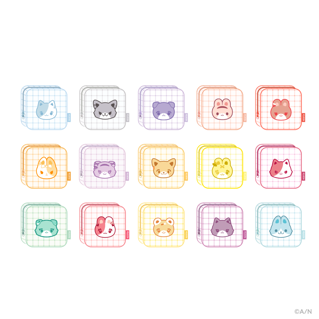 【にじたうんぐっず いち】ポーチ