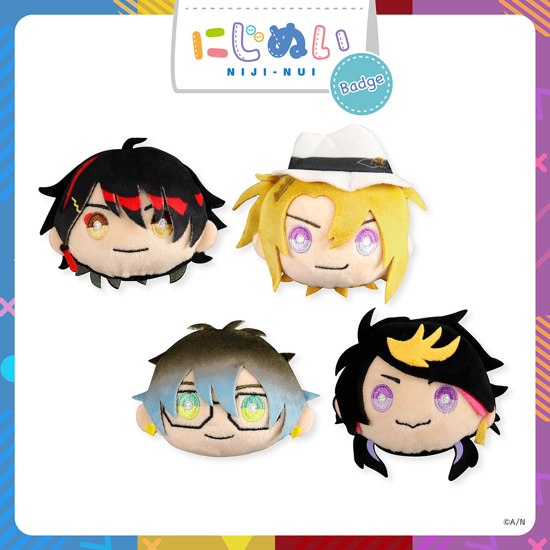 【NIJISANJI EN AR LIVE "COLORS"】にじぬいバッジ Luxiem