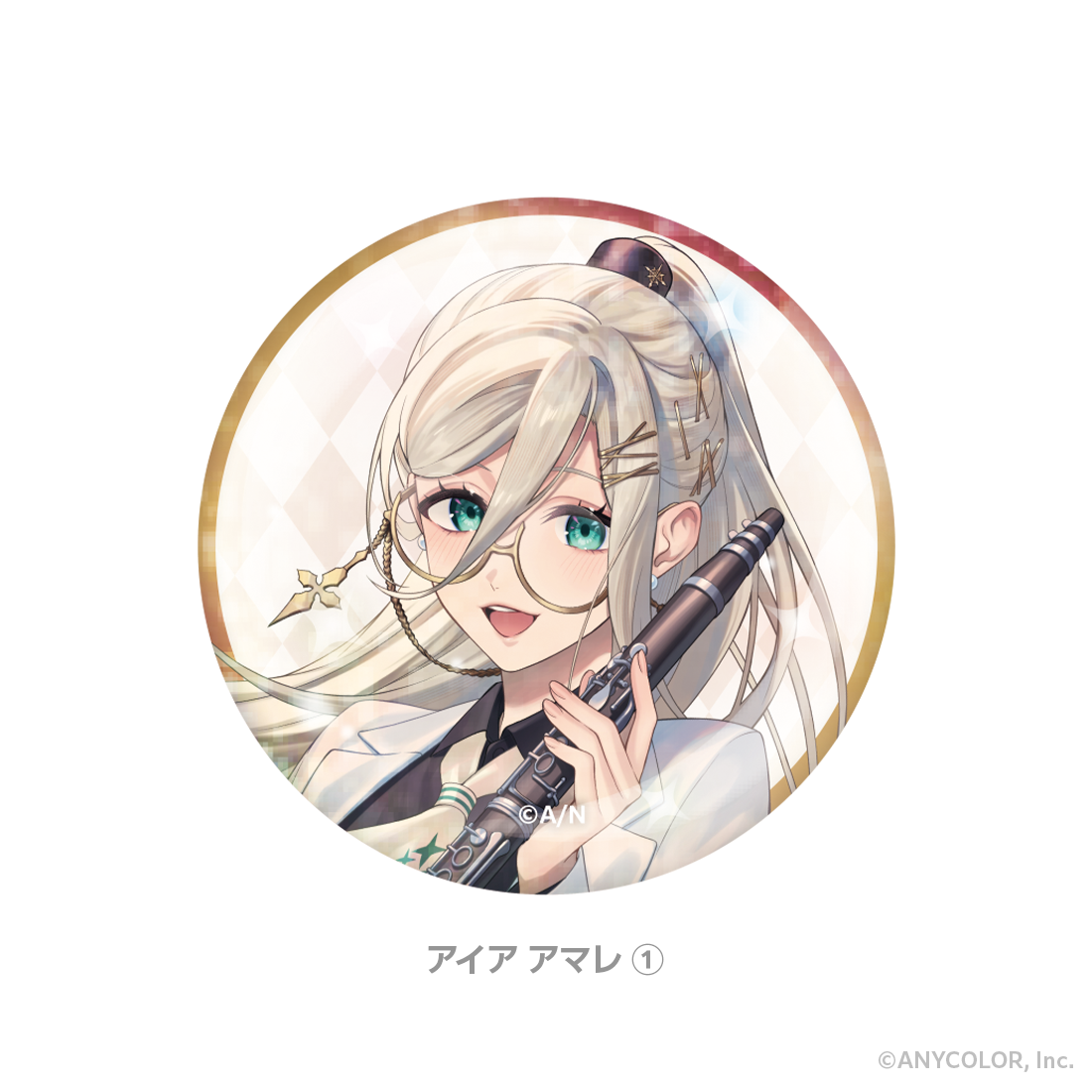 【ILUNA 3rd Anniversary】ホログラム缶バッジ