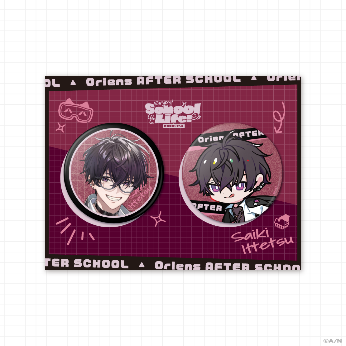 【本日限定価格】にじさんじ 缶バッジ 佐伯イッテツ 26点 にじさんじ 佐伯イッテツ 缶バッジ 佐伯イッテツ 缶バッジ にじさんじ