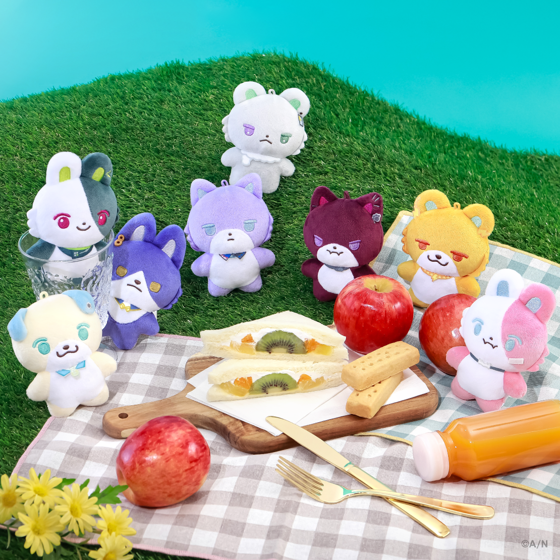 【にじたうん 7ちょうめ】ぬいぐるみマスコット
