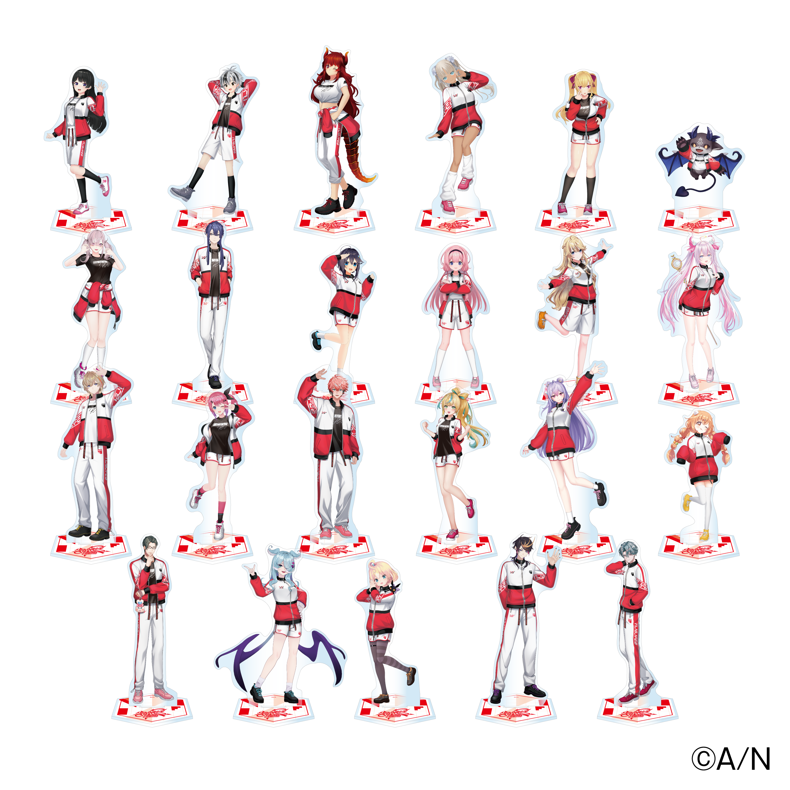 【にじフェス2026】クラスジャージアクリルスタンド レッド