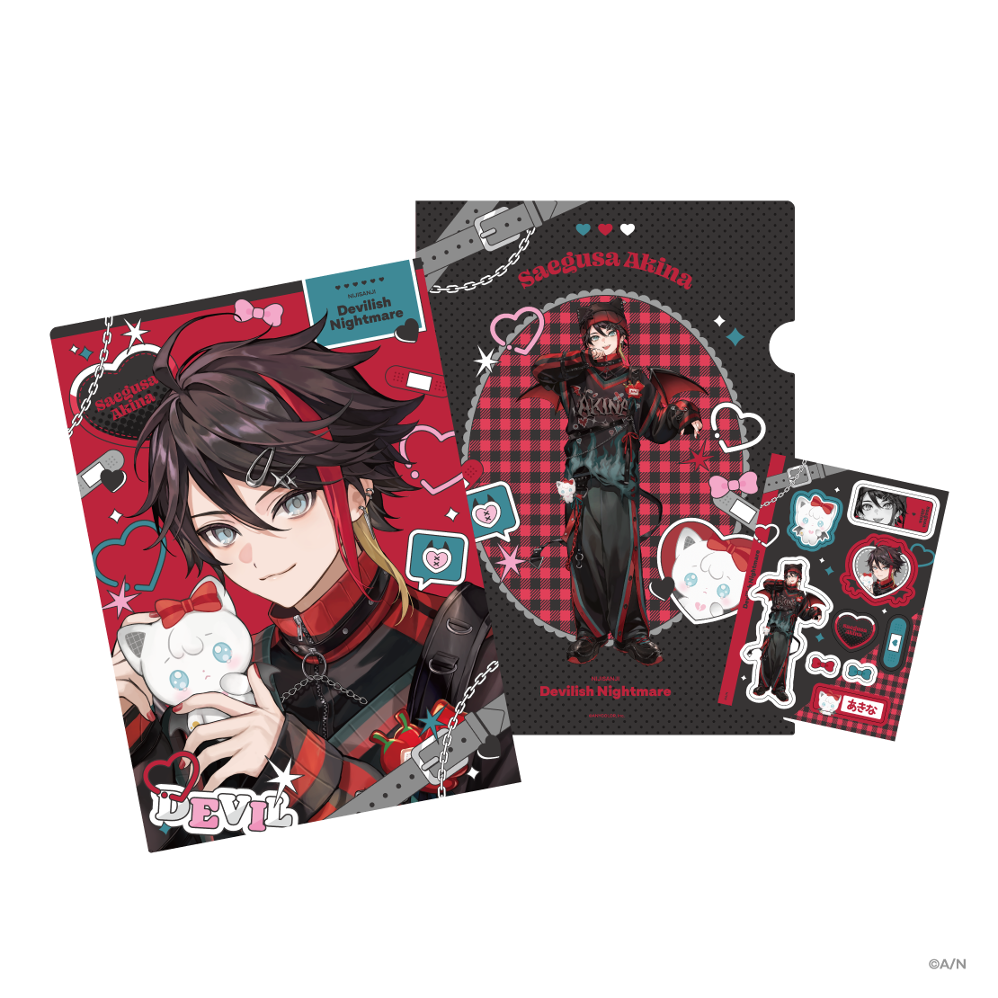 【Devilish Nightmare】クリアファイル＆ステッカーシート
