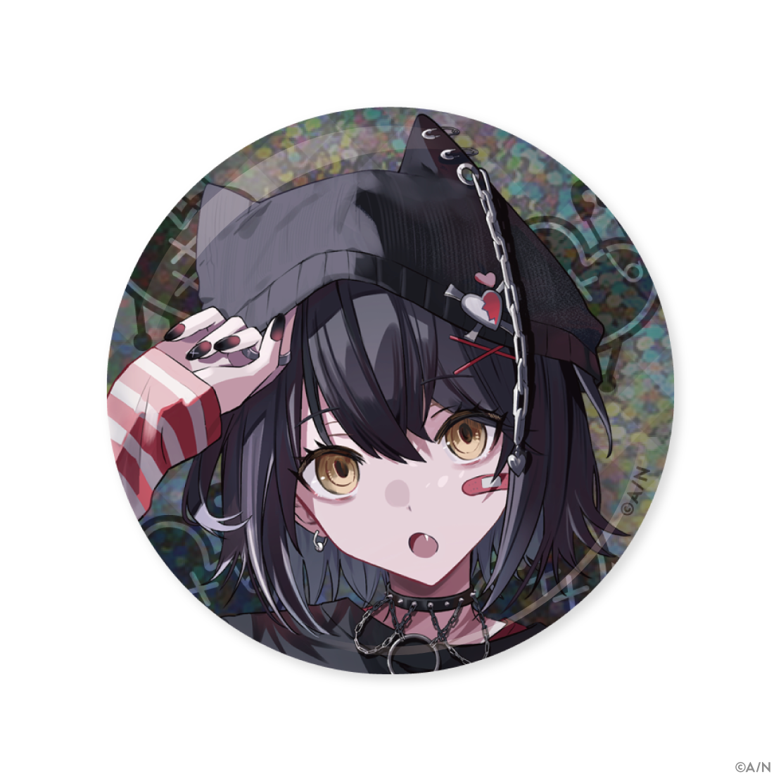 伏見ガク FANCY TOXIC ホログラム缶バッジ にじさんじ FANCY TOXIC 缶バッジ 伏見ガク 5点セット