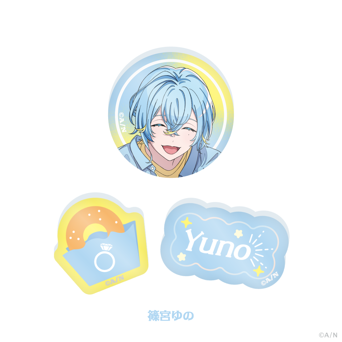 【ぽっぴん！すぷれあ】ぷっくりアクリルステッカー