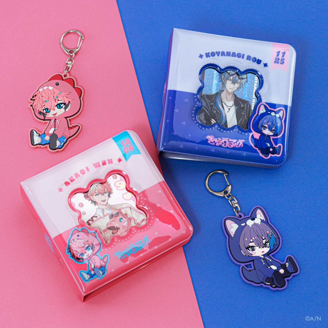 【ぎゃうるふ】ラバーキーホルダー