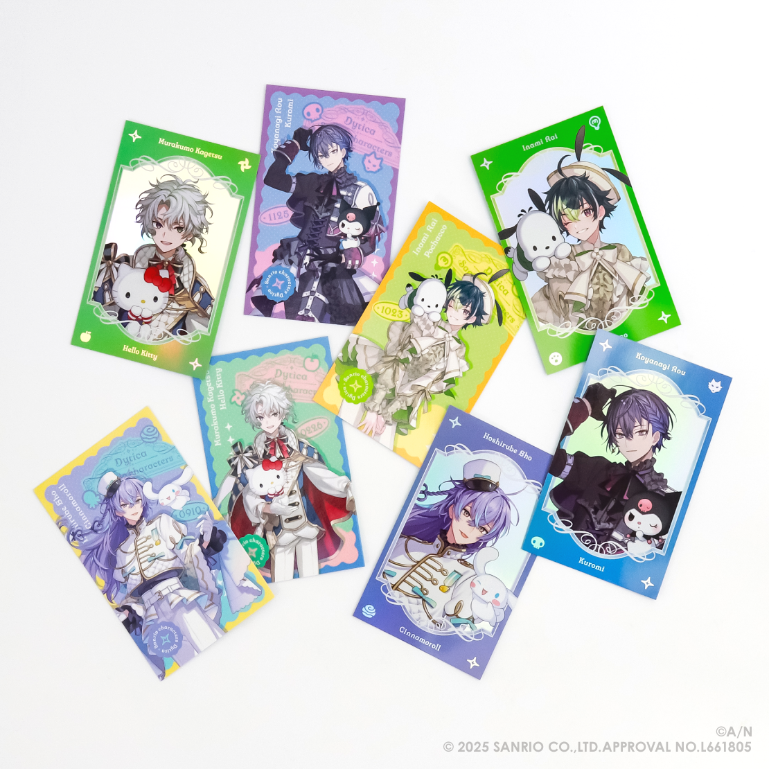 Dytica×サンリオキャラクターズ】ランダムフォト風カード｜にじ
