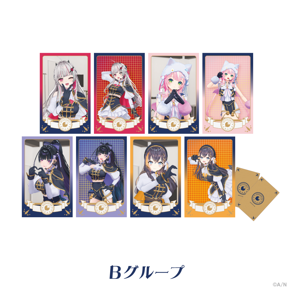 【共通衣装3Dグッズ vol.6】ランダムチェキ風カード Bグループ
