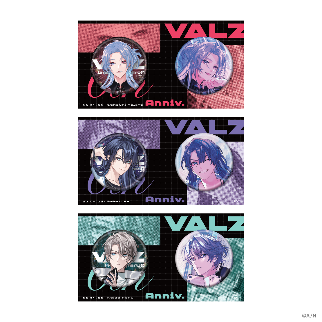 【V&Delta;LZ 6th】缶バッジセット