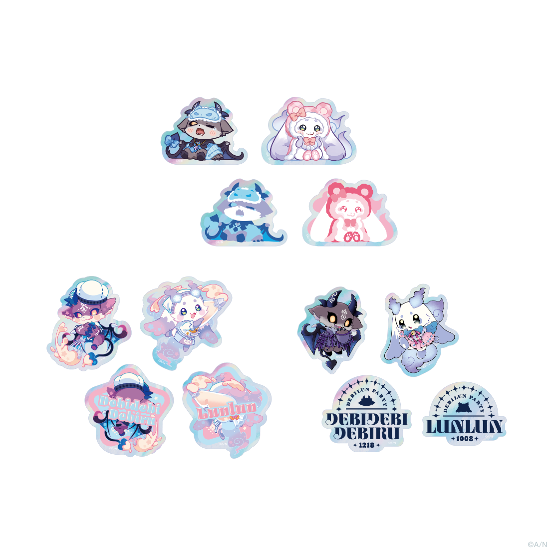 【でびるんぱ～てぃ～】ステッカーセット