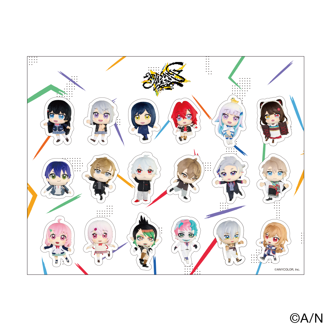 【にじフェス2026】着ぐるみシールシート