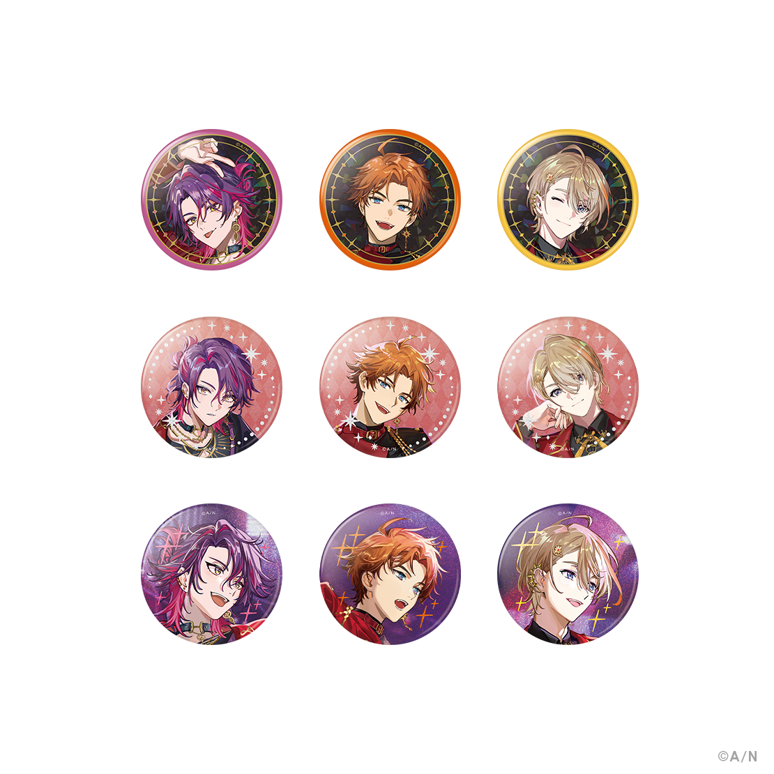 【IMPACT】ランダムキラキラ缶バッジ 太陽組