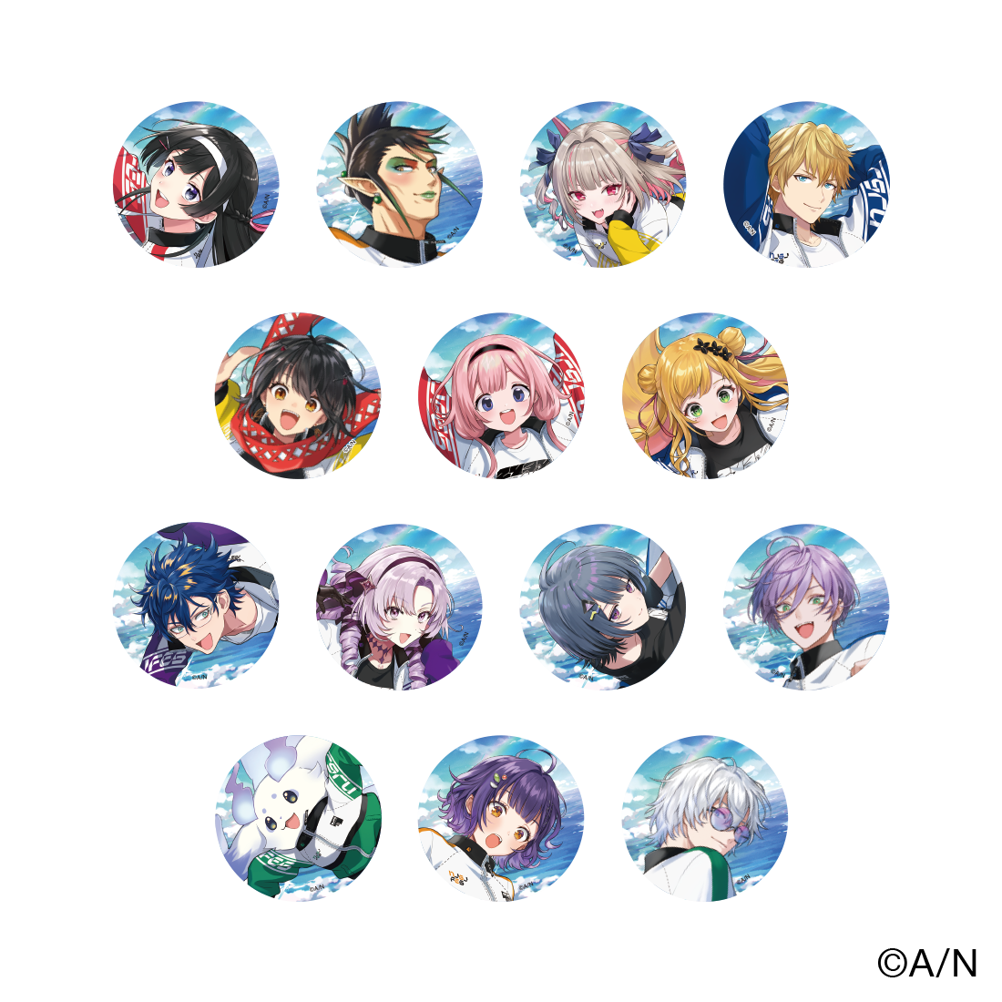 【にじフェス2026】ランダム缶バッジ