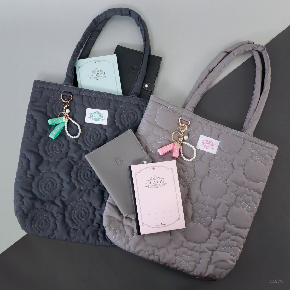 【ELIBURI 1st Anniversary】キルティングトート＆キーリング