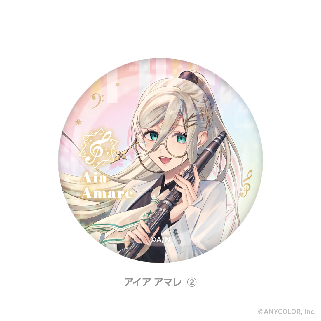 【ILUNA 3rd Anniversary】ホログラム缶バッジ
