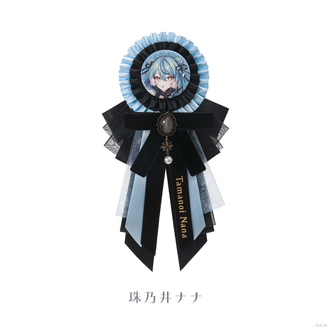 【Gothic Night】缶バッジ付きロゼット