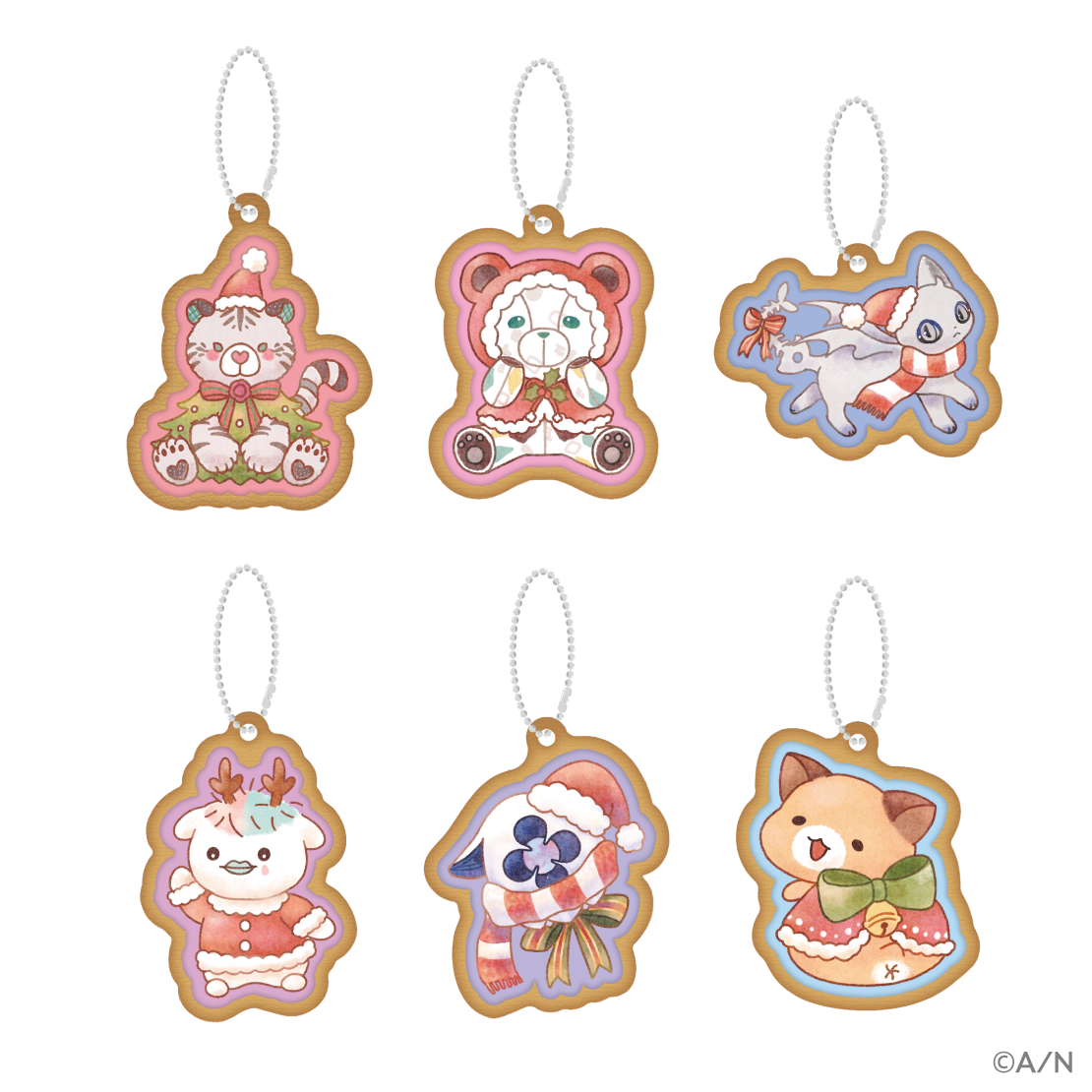 【りとるくりすますぱーてぃー！】キーホルダー【にじりとる】