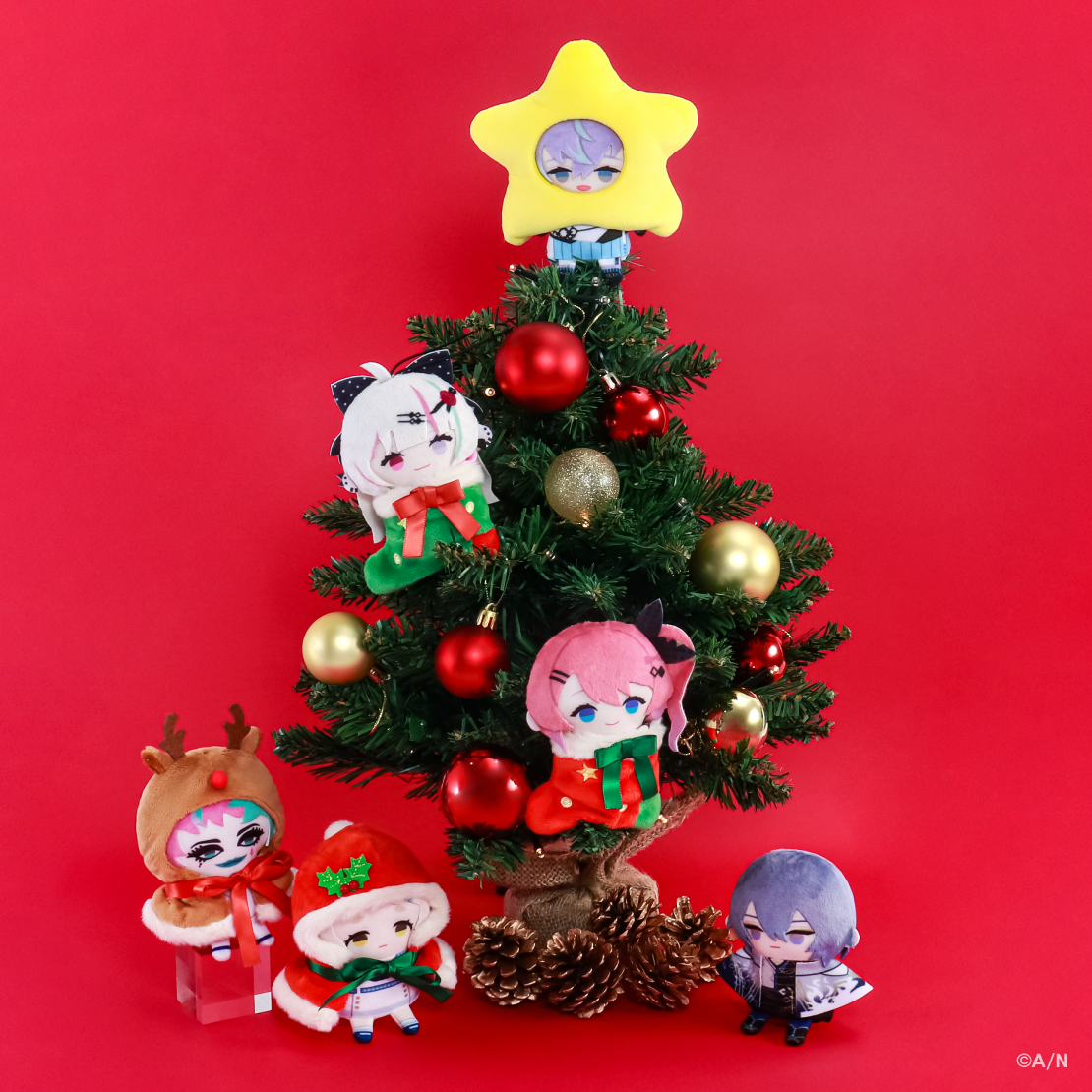 【りとるくりすますぱーてぃー！】 にじぱぺかぶりもの【にじぱぺカスタム】