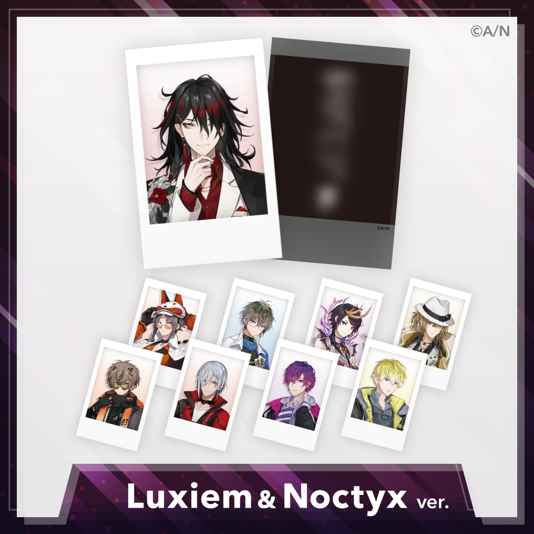 NIJISANJI EN Unit Art】ランダムチェキ風カード Luxiem＆Noctyx ver ...