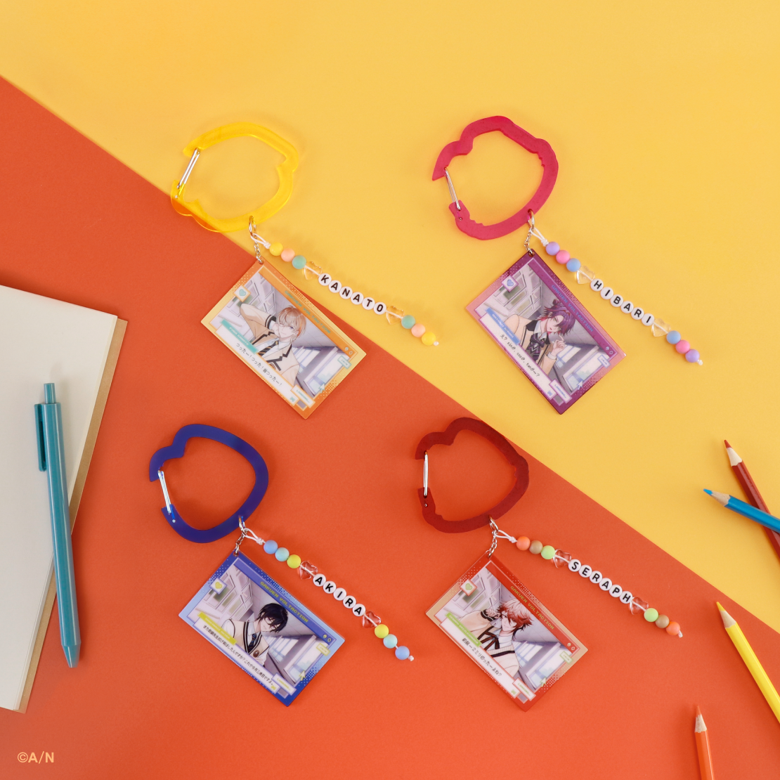 【学園ゔぉるたくしょん】好感度？？アクリルキーホルダー