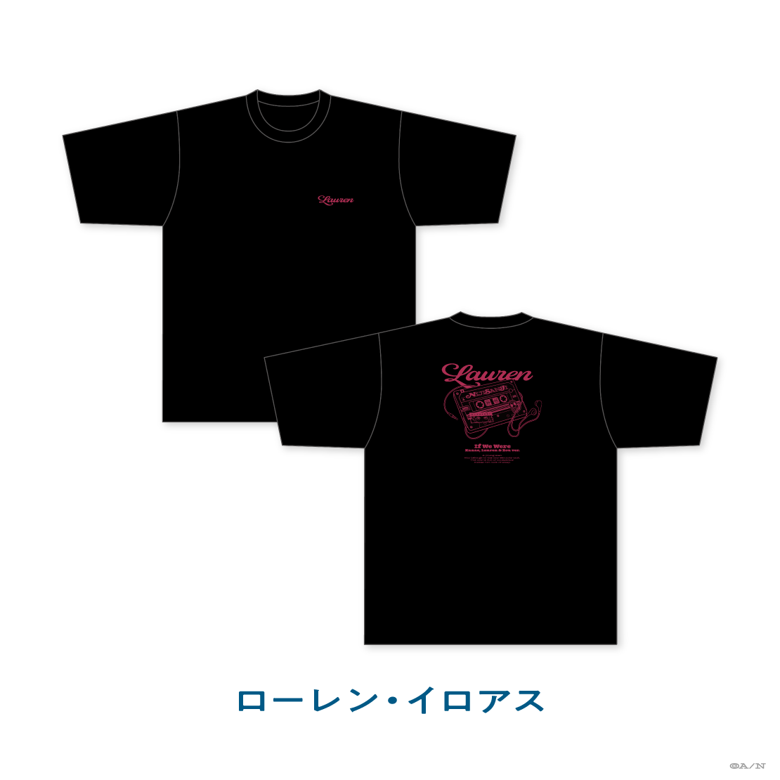 【If We Were ~Kanae, Lauren & Rou ver.~】Tシャツ