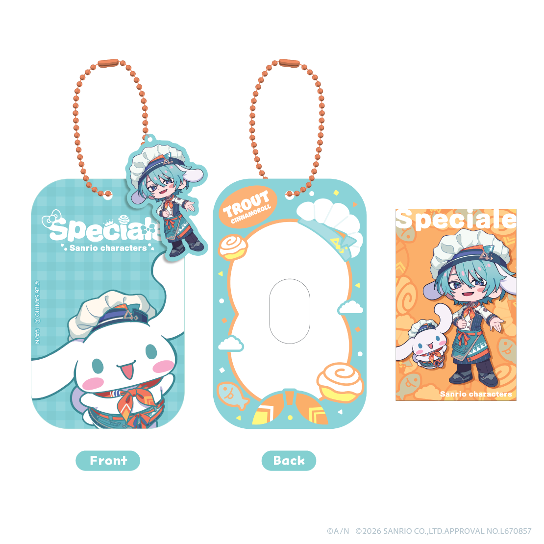 【Speciale&times;サンリオキャラクターズ】アクリルパスケース