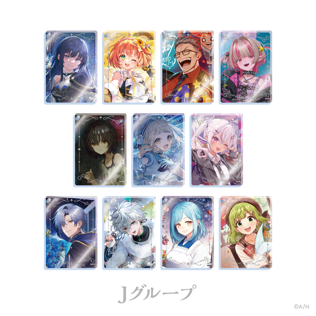 【にじさんじ ノスタルジアコレクション2026】アクリルブロックキーホルダー Jグループ