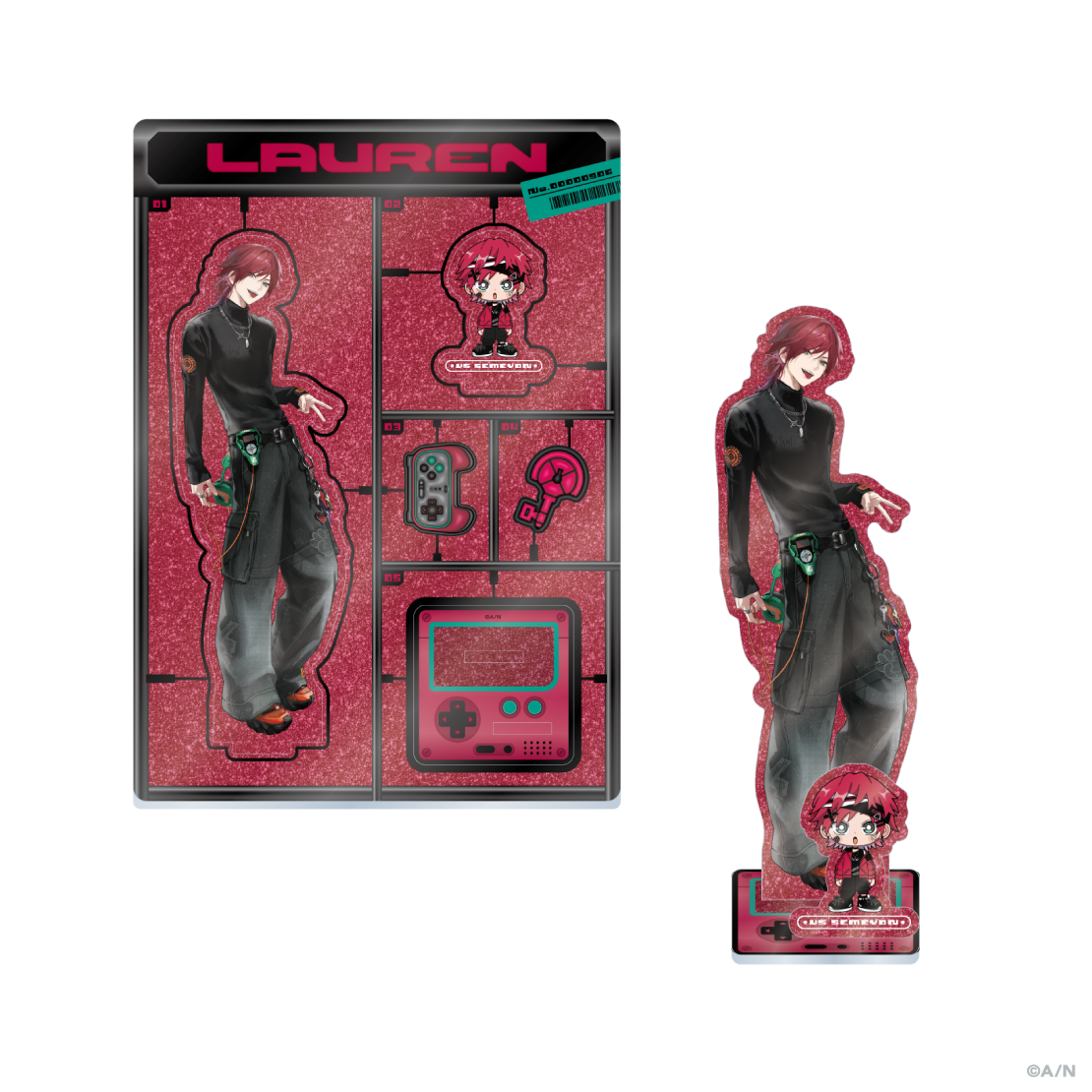 【VSせめよん】グリッターアクリルスタンド