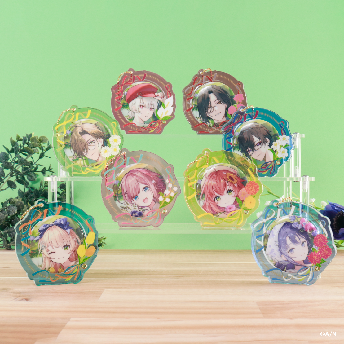 【My Florist】アクリルフレーム入り缶バッジ