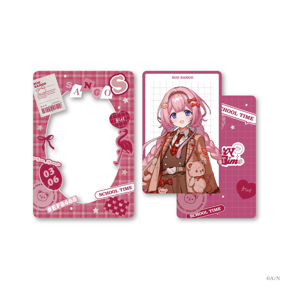 【Beary School Time】フォト風カード＆硬質カードケース
