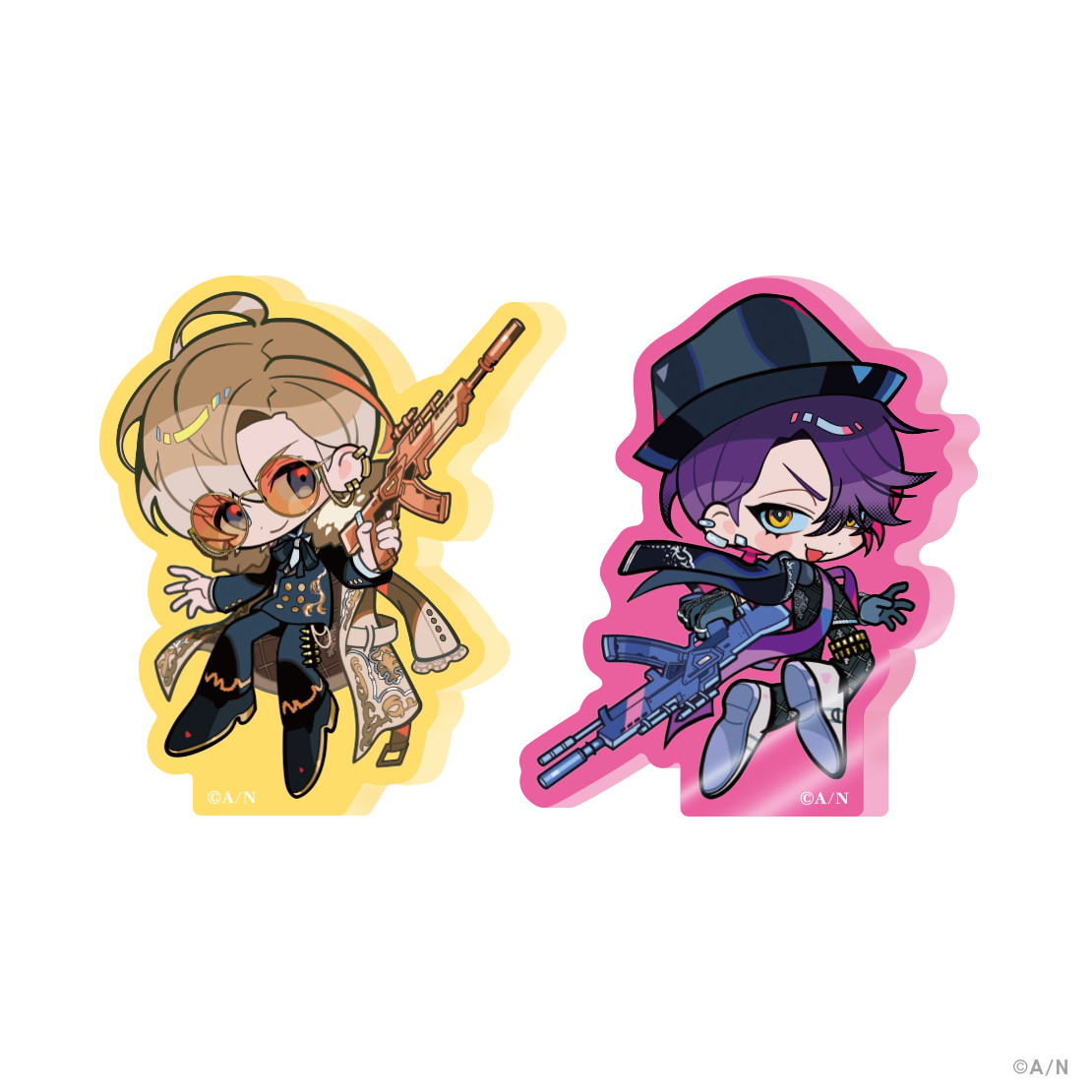 【NIJISANJI Elegant Mode Type：Kanato&Hibari】ミニアクリルブロック