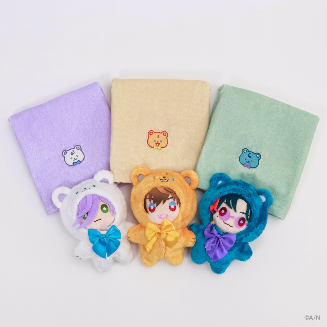【ちるたいむ ～さんくまのじかん～】フェイスタオル
