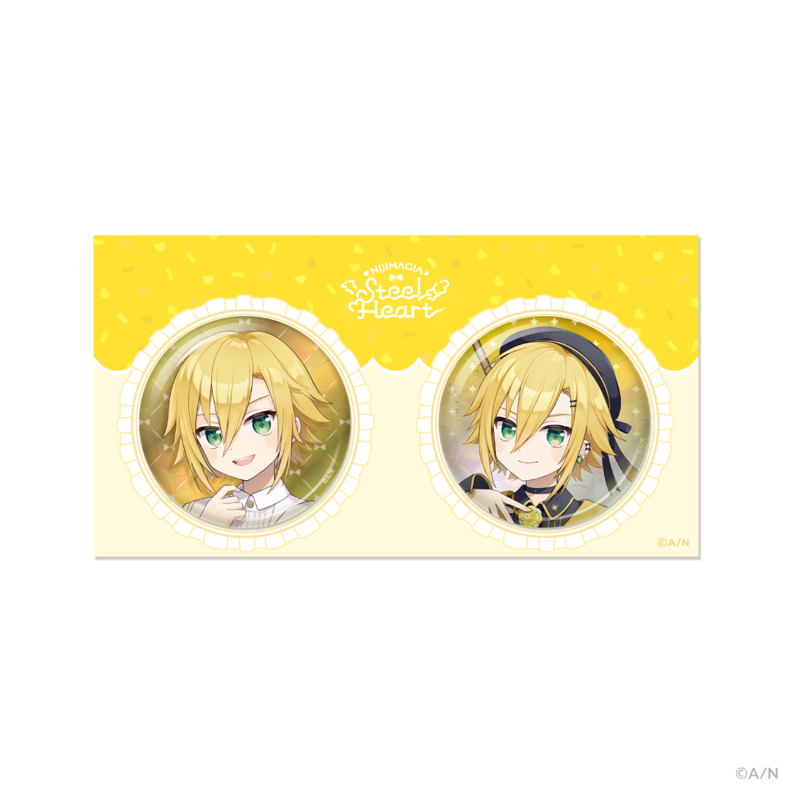 【NIJIMAGIA~Steel Heart~】缶バッジセット