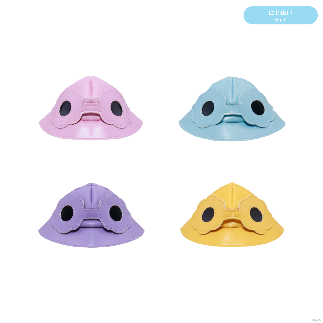 【なついろスタイル】にじぬいフラワーハット