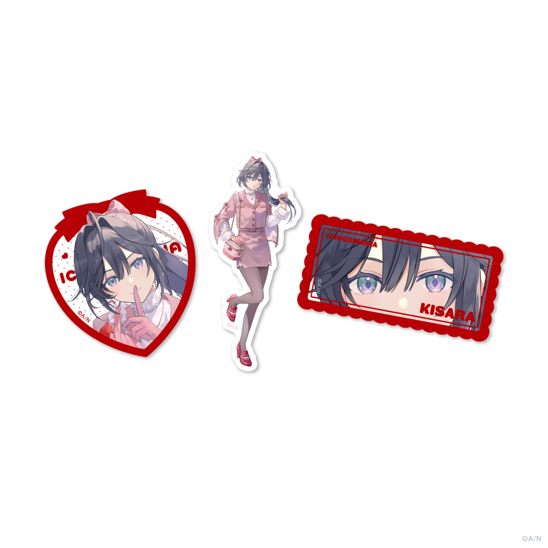【いちごまにあ】ステッカーセット