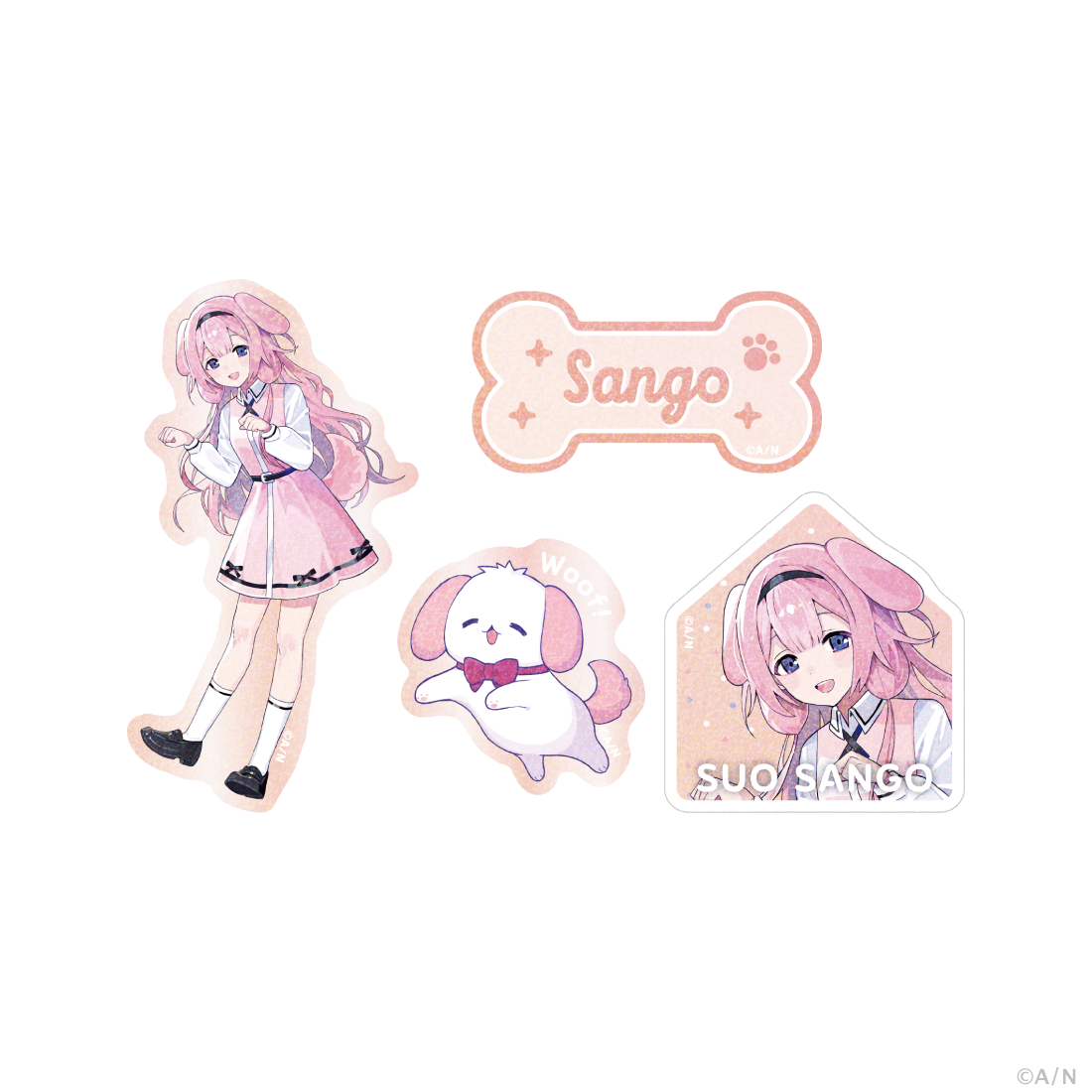 【わんにゃんdays vol.2】クリアステッカーセット