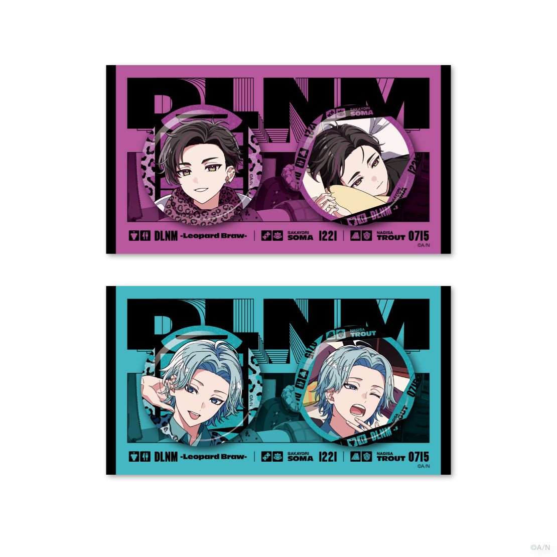 【DLNM】グリッター缶バッジセット