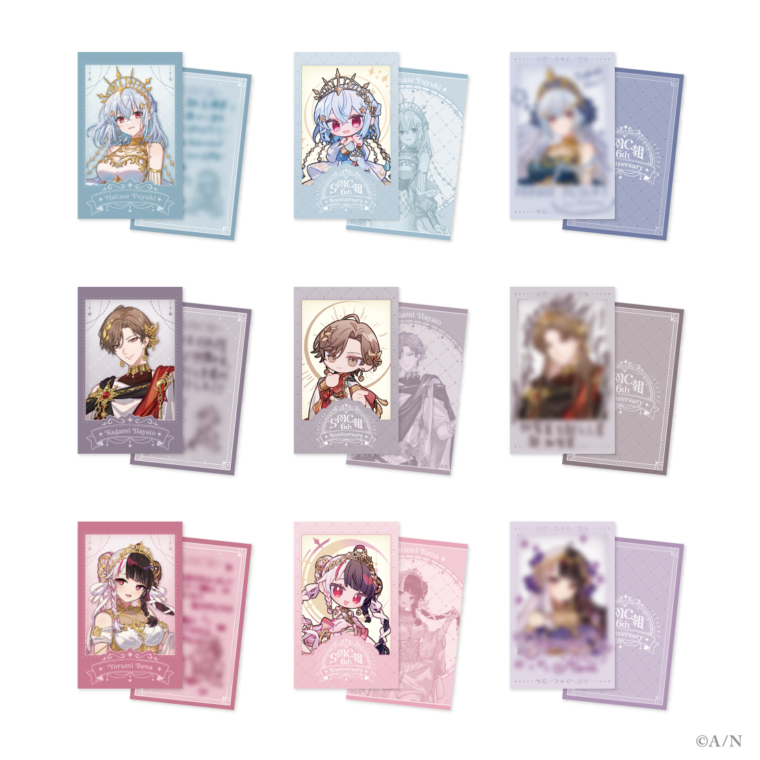 【SMC組 6th Anniversary】ランダムチェキ風カード