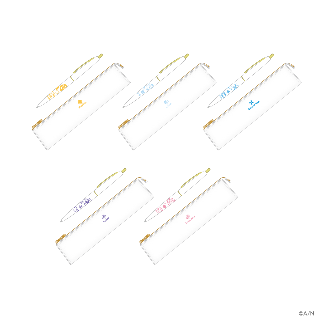 【いずれ菖蒲か杜若 1st Anniversary】ペン＆ペンケース