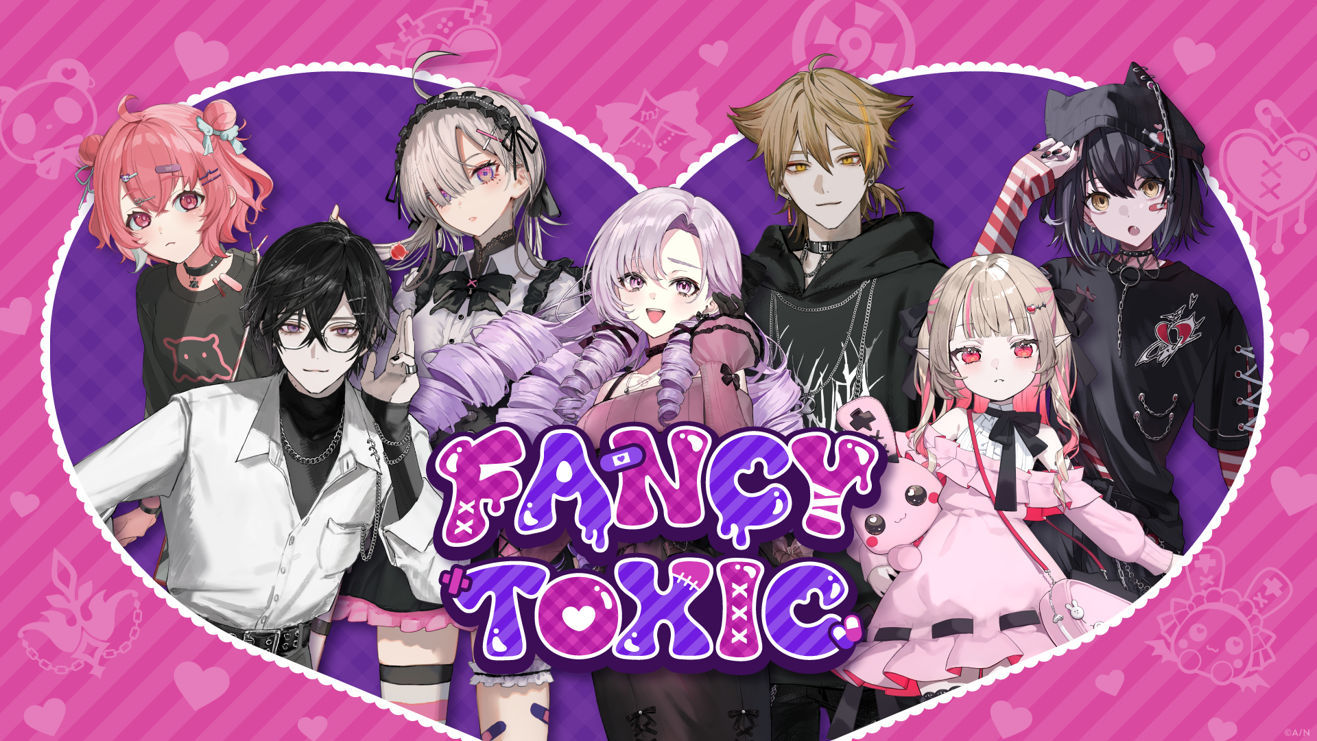 にじさんじあーるぴーじー ヤンナリ 缶バッジ 儚く 